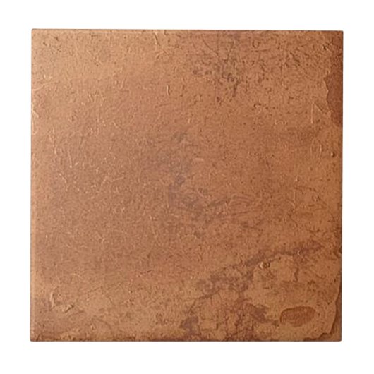 Terracotta red simple rustic fliese (Vorderseite)