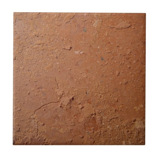 Terracotta red simple rustic fliese (Vorderseite)