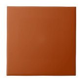 Terracotta Red Solid Color | #ac3d06 Fliese (Vorderseite)
