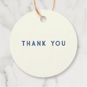 Terracotta Retro Groovy Boho Chic Floral Wedding Geschenkanhänger (Rückseite)