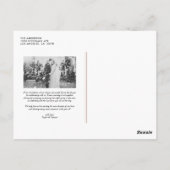 Terracotta Retro Script Photo Wedding Thank You Postkarte (Rückseite)