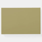 Terracotta Rosa Wildblumen Gästebuch (Rückseite)