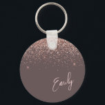 Terracotta Rose Gold Blush Pink Glitzer Monogram Schlüsselanhänger<br><div class="desc">Terracotta und Rose Gold - Blush Pink Sparkle Glitzer Script Monogram Name Keychains (Key Chain). Das macht den perfekten 16 Geburtstag,  Hochzeit,  Brautparty,  Jubiläum,  Babydusche oder Junggeselinnen-Abschied Geschenk für jemanden,  der Lieben glamourösen Luxus und schicke Stile.</div>