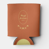 Terracotta-Rose Hochzeit Dosenkühler (Vorderseite)