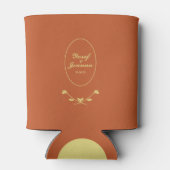 Terracotta-Rose Hochzeit Dosenkühler (Rückseite)