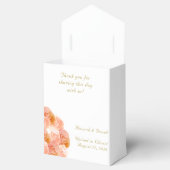 Terracotta Rose Katholische Hochzeit Geschenkschachtel (Geöffnet)