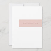 Terracotta Rust & Burnt Orange Boho Minimalistisch Save The Date (Rückseite)