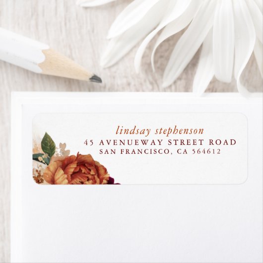 Terracotta Rust Floral Pampas Grass Fall Party (Insitu)