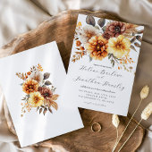 Terracotta Rust Orange Boho Parco Tassino Einladung