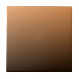 Terracotta Rust to Dark Brown Ombre Gradient Fliese