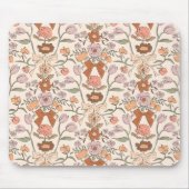 Terracotta Rustikale Bogen und Blüten Mousepad (Vorne)