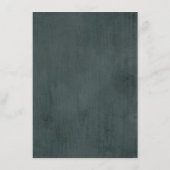 Terracotta Sage Burgund Bloral Geometric Wedding Begleitkarte (Rückseite)