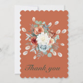 Terracotta Sage Wedding Vorlagen (Rückseite)