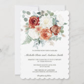 Terracotta Sage Wedding Vorlagen (Vorderseite)