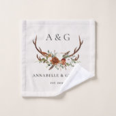 Terracotta Salbei Badhandtuch Set (Waschlappen)