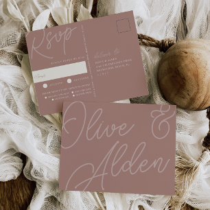 Terracotta   Script Watermark Meal Choice UAWG Postkarte