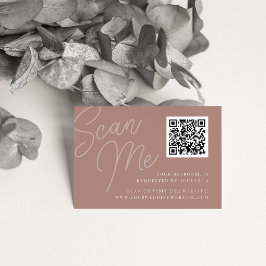 Terracotta | Script Watermark QR Code UAWG Begleitkarte