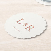 Terracotta | Simple Chic Couple Untersetzer (angewinkelt)