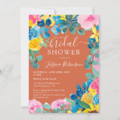 Terracotta Sommer Foto Einladung (Vorderseite)