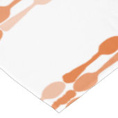 Terracotta-Spoon-Muster - benutzerdefinierter Farb Tischdecke (Schrägansicht)
