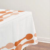 Terracotta-Spoon-Muster - benutzerdefinierter Farb Tischdecke (Beispiel)