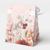 Terracotta Spring Fall Blumenzwiese Geschenkschachtel (Rückseite)