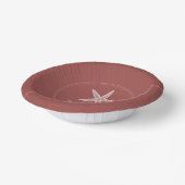 Terracotta Starfish Wedgepaper Bowls Pappteller (Gewinkelt)