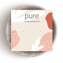 Terracotta Stud Earring Juwelier Display