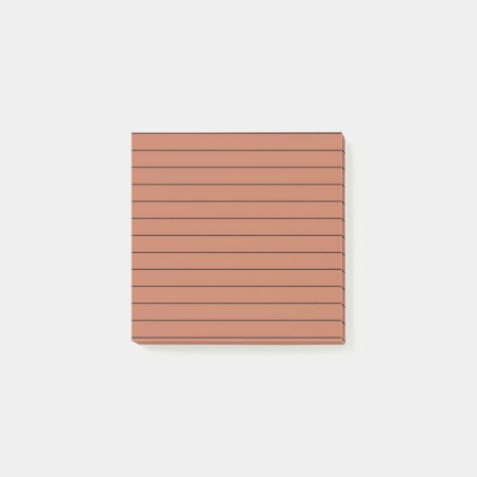 Terracotta Stylish Stationery Post-it Klebezettel (Vorderseite)