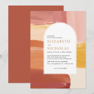 Terracotta Sunrise Einladung von Boho