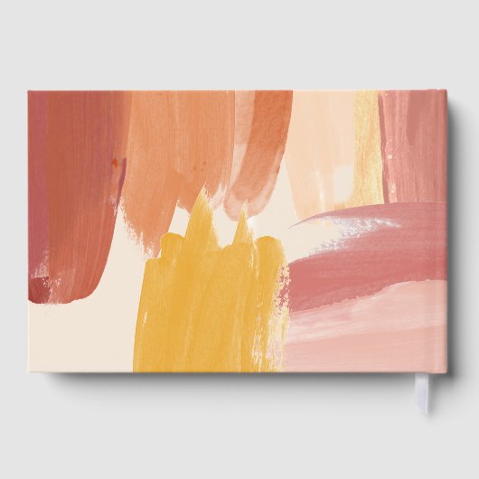 Terracotta Sunrise | Wedding Guest Book Gästebuch (Rückseite)