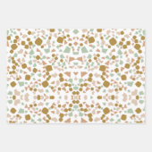 Terracotta Terrazzo Packpapier Geschenkpapier Set (Vorderseite 3)