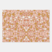 Terracotta Terrazzo Packpapier Geschenkpapier Set (Vorderseite)