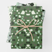 Terracotta Terrazzo Packpapier Geschenkpapier Set (Beispiel)