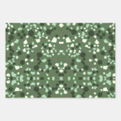 Terracotta Terrazzo Packpapier Geschenkpapier Set (Vorderseite)