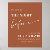 Terracotta - The Night Before Probe Dinner Poster (Vorne)