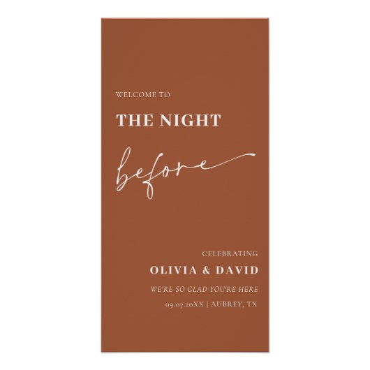 Terracotta - The Night Before Probe Dinner Poster (Vorderseite)