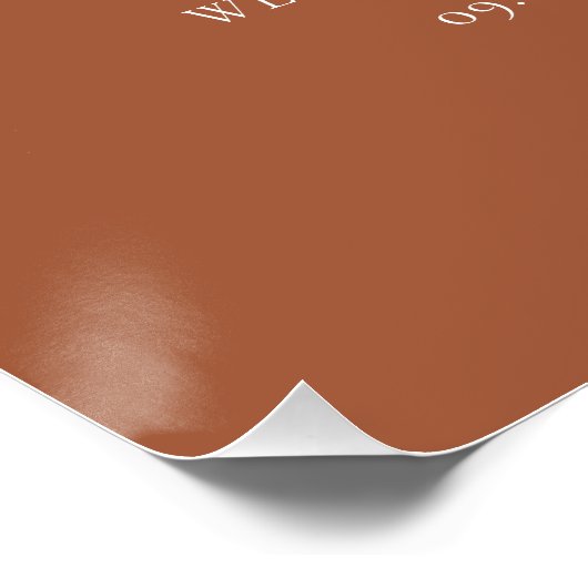 Terracotta - The Night Before Probe Dinner Poster (Ecke)