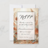 Terracotta Toadstool Magic Wedding RSVP Karte (Vorderseite)