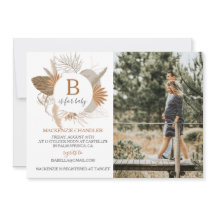 Terracotta Tropical Boho B ist für Baby Foto