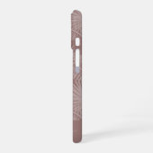 Terracotta Tropical Botanical Palm Blätter Muster iPhone 16 Hülle (Linke Seite)