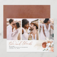 Terracotta Tropical Pampas Grass Wedding Vielen Da