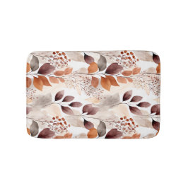 Terracotta- und Burgundy-Herbstlaube | Boho Autumn Badematte