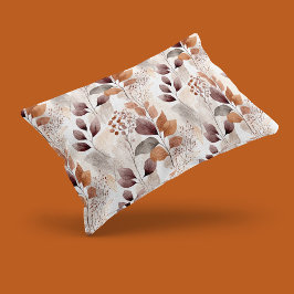 Terracotta- und Burgundy-Herbstlaube | Boho Autumn Kissenbezug