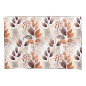 Terracotta- und Burgundy-Herbstlaube | Boho Autumn Kissenbezug (Vorderseite)