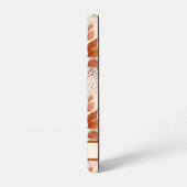 Terracotta- und Burgundy-Herbstlaube | Boho Autumn Samsung Galaxy Hülle (Linke Seite)