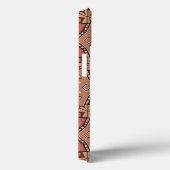 Terracotta und Tan Honeycomb Tile Pattern Case-Mate iPhone Hülle (Rückseite / Rechts)