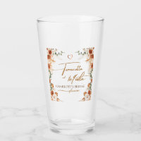 Terracotta und Tequila Brautparty Glasfaser Cup