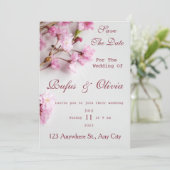 Terracotta und White Blume Exotic Boho Wedding I Einladung (Stehend Vorderseite)