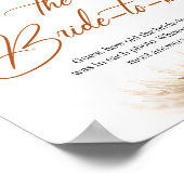 Terracotta-Vegetation Wie alt war die Braut zu sei Poster (Ecke)